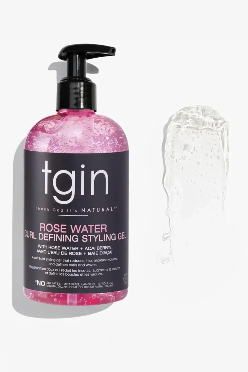 TGIN ROSE WATER CURL DEFINING STYLING GEL 13oz