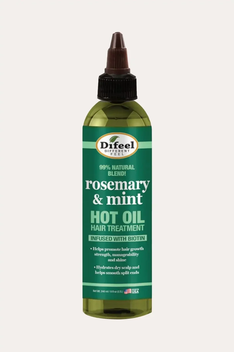 DIFEEL ROSEMARY & MINT HOT OIL HAIR TREATMENT 8oz