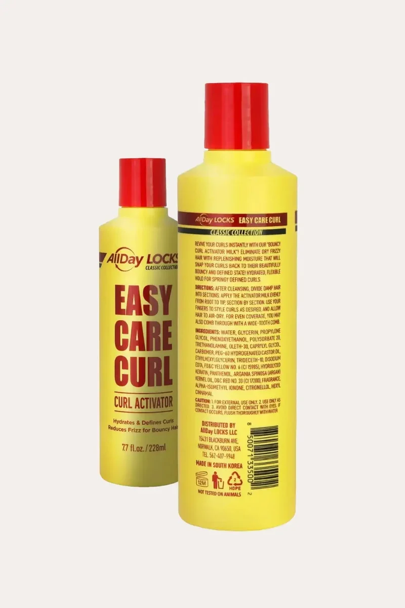 ALLDAY LOCKS EASY CARE CURL ACTIVATOR 7.7oz - BEST CURL ACTIVATOR FOR NATURAL HAIR