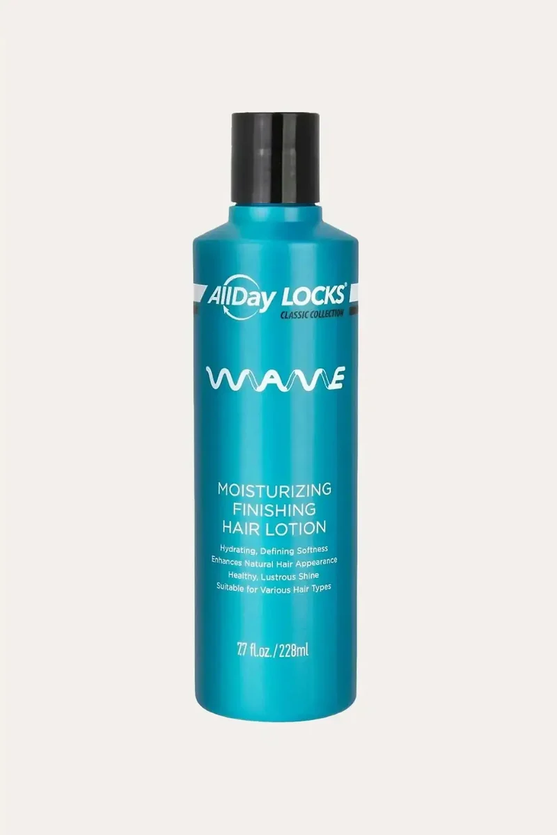 ALLDAY LOCKS CLASSIC WAVE MOISTURIZING FINISH HAIR LOTION 7.7oz - NON GREASY CURL DEFINER