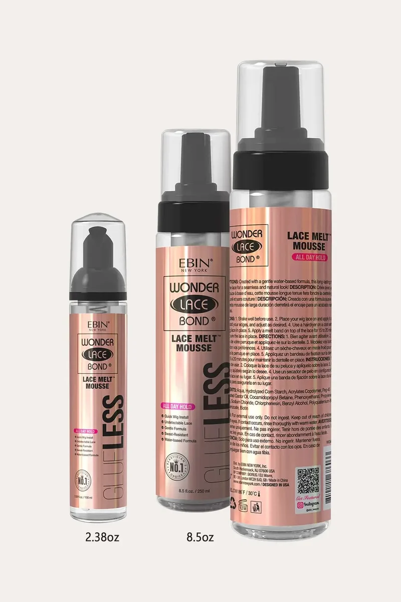 EBIN WONDER LACE BOND GLUELESS - LACE MELT MOUSSE