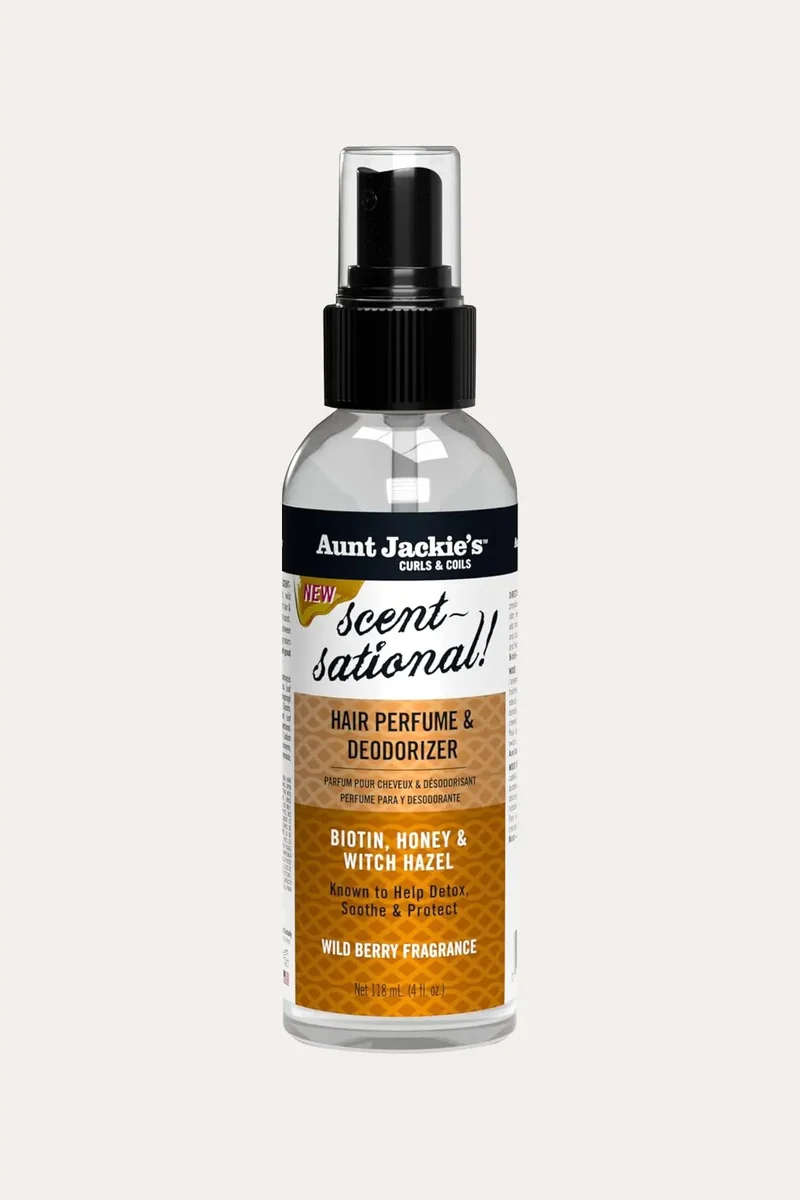 AUNT JACKIES SCENT-SATIONAL HAIR PERFUME & DEODORIZER 4oz