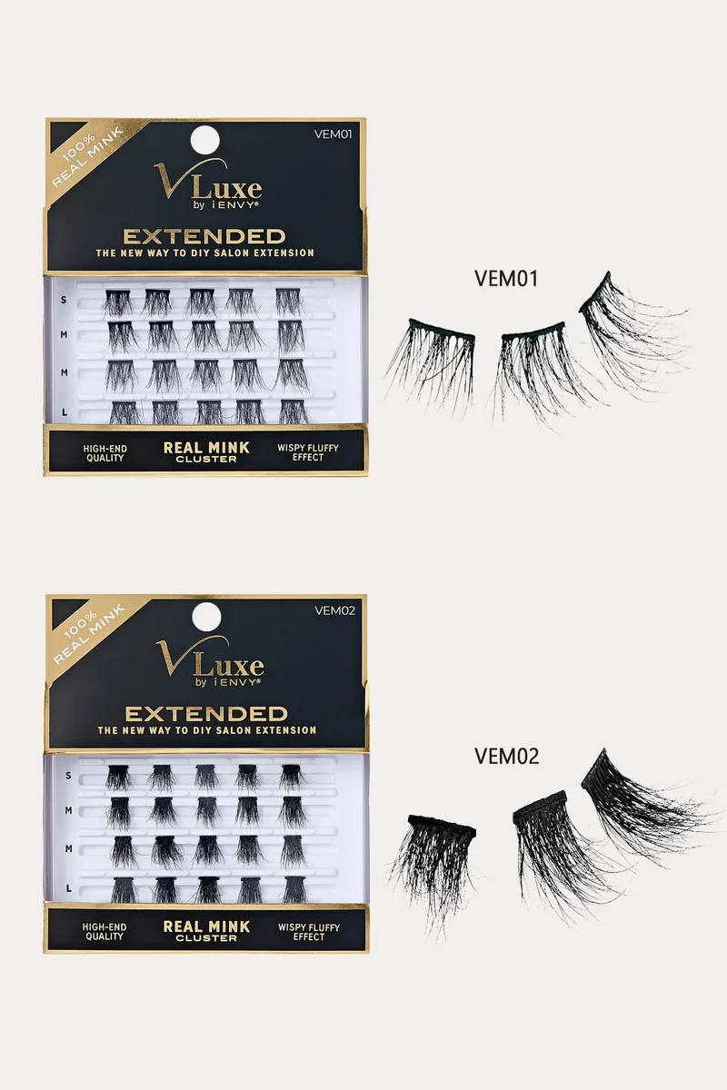 V LUXE BY I ENVY EXTENDED REAL MINK LASH