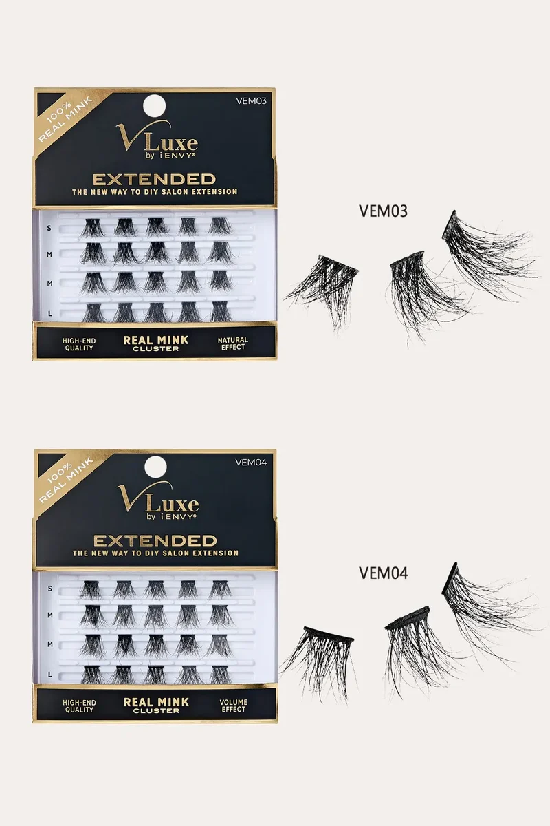 V LUXE BY I ENVY EXTENDED REAL MINK LASH