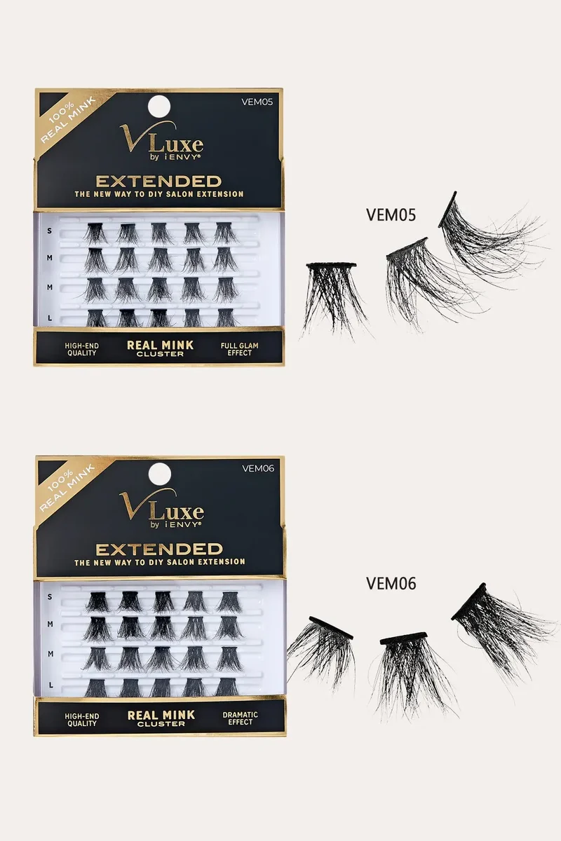 V LUXE BY I ENVY EXTENDED REAL MINK LASH