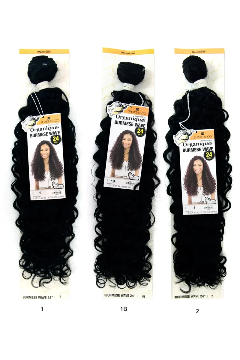 SHAKE N GO ORGANIQUE MASTERMIX - BURMESE WAVE 24"