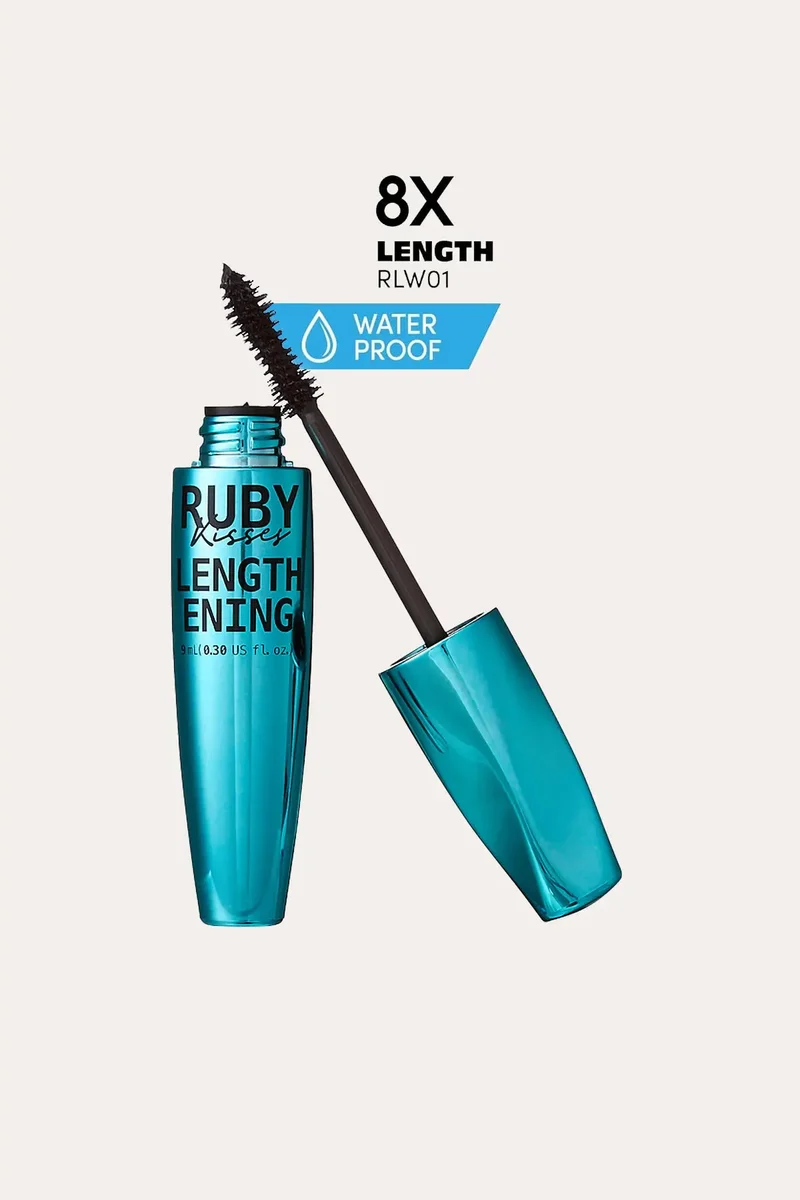 RUBY KISSES LENGTHENING WATERPROOF MASCARA
