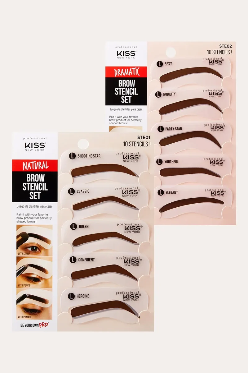 KISS NEW YORK PRO BROW STENCIL SET