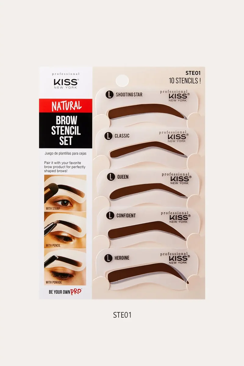 KISS NEW YORK PRO BROW STENCIL SET