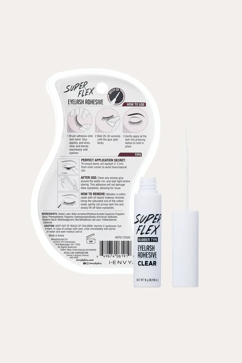I ENVY SUPER FLAX EYELASH ADHESIVE CLEAR GLUE