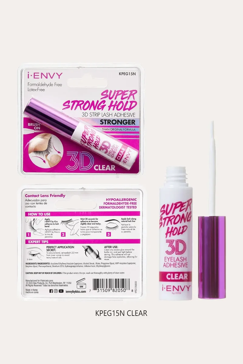 I ENVY BY KISS SUEPR STRONG HOLD 3D STRIP LASH ADHESIVE