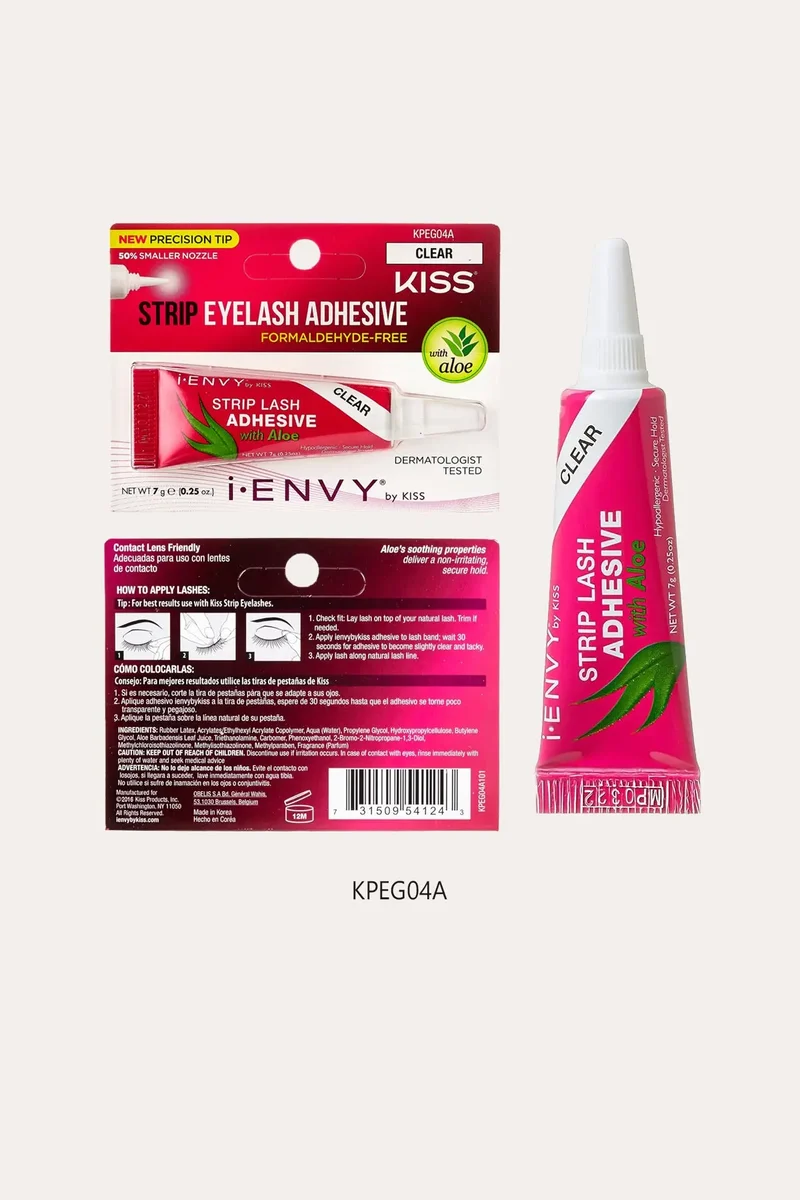 I ENVY BY KISS ALOE INFUSED STRIP EYELASH ADHESIVE