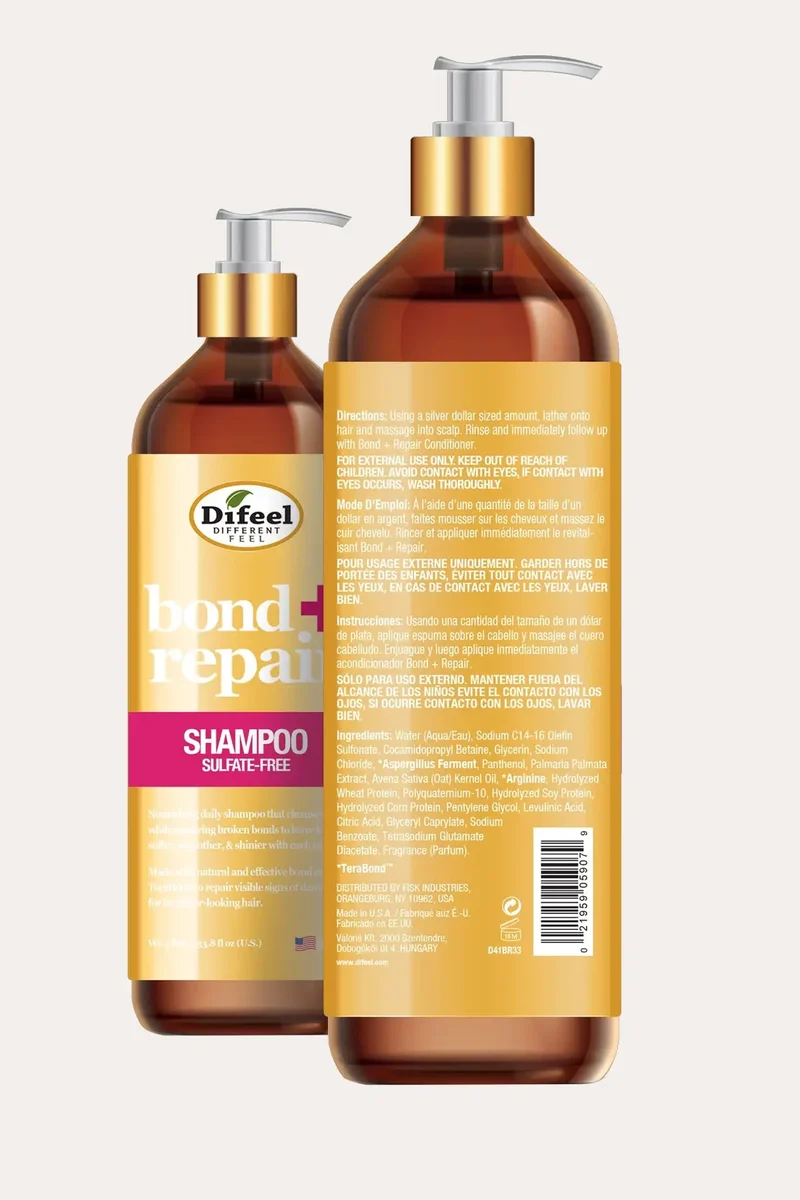 DIFEEL BOND + REPAIR SHAMPOO 33.8oz