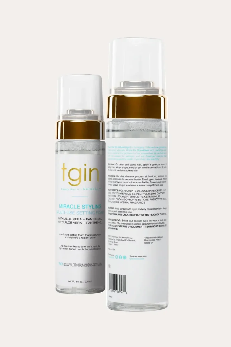 TGIN MIRACLE STYLING MULTI-USE SETTING FOAM 8oz