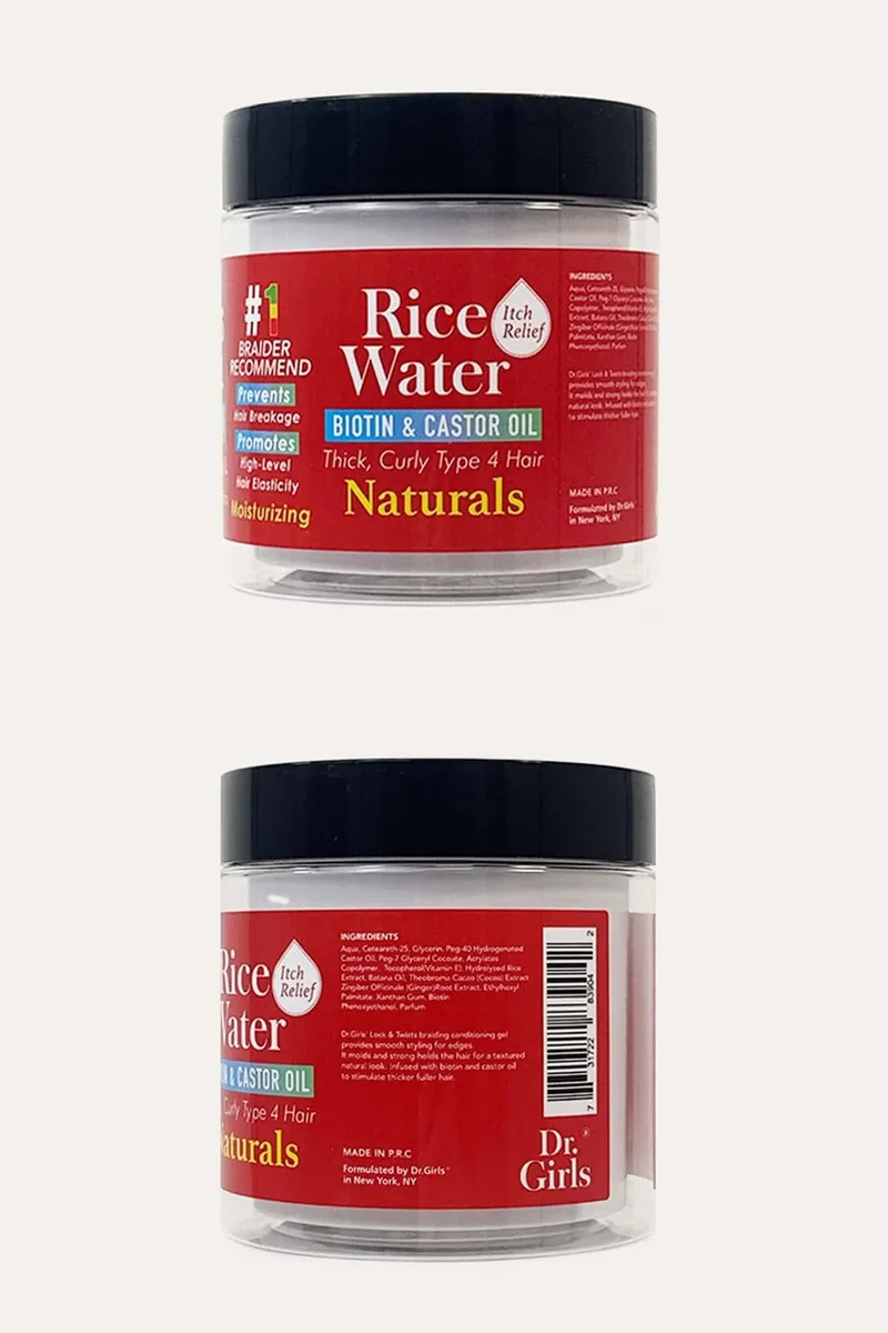 DR.GIRLS RICE WATER BRAIDING GEL - BATANA OIL