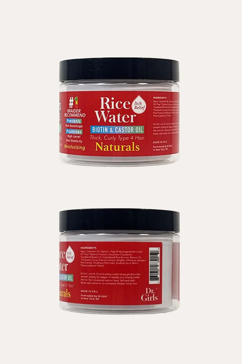 DR.GIRLS RICE WATER BRAIDING GEL - BATANA OIL