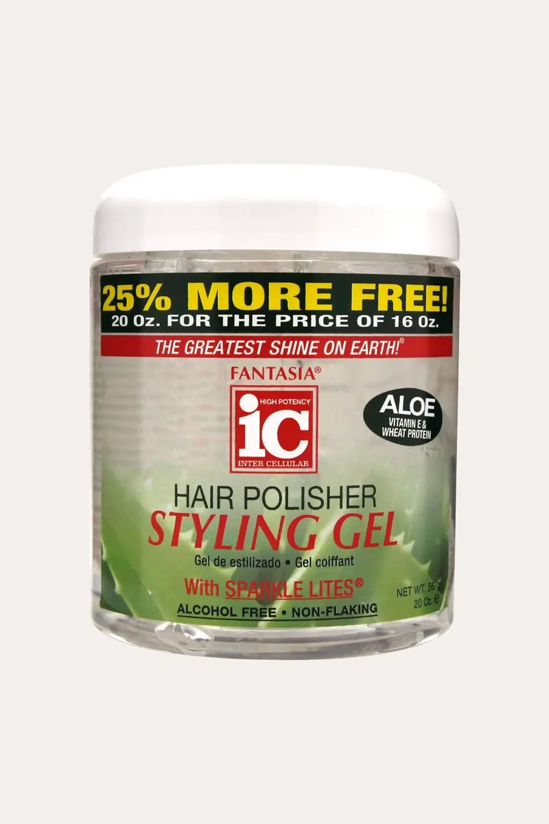 FANTASIA IC HAIR POLISHER STYLING GEL - ALOE 16oz