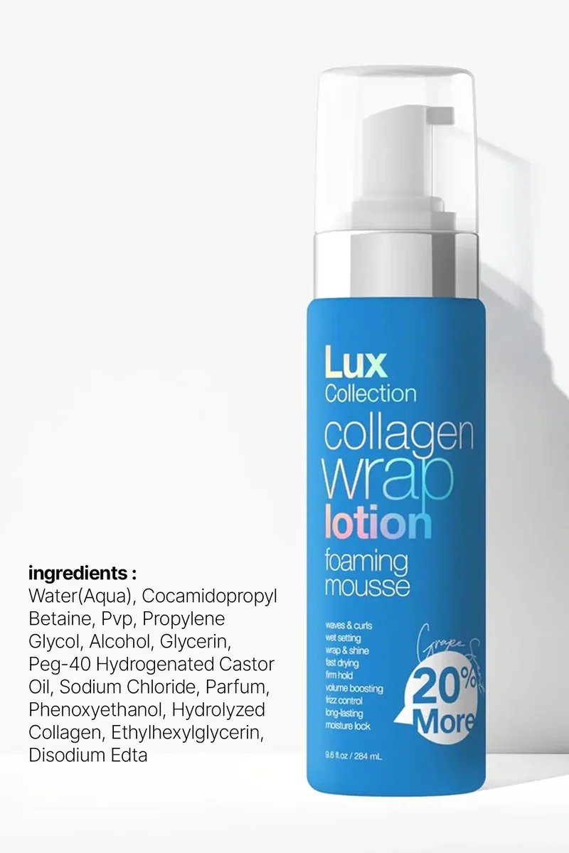 LUX COLLECTION WRAP LOTION FOAMING MOUSSE - 4 TYPES