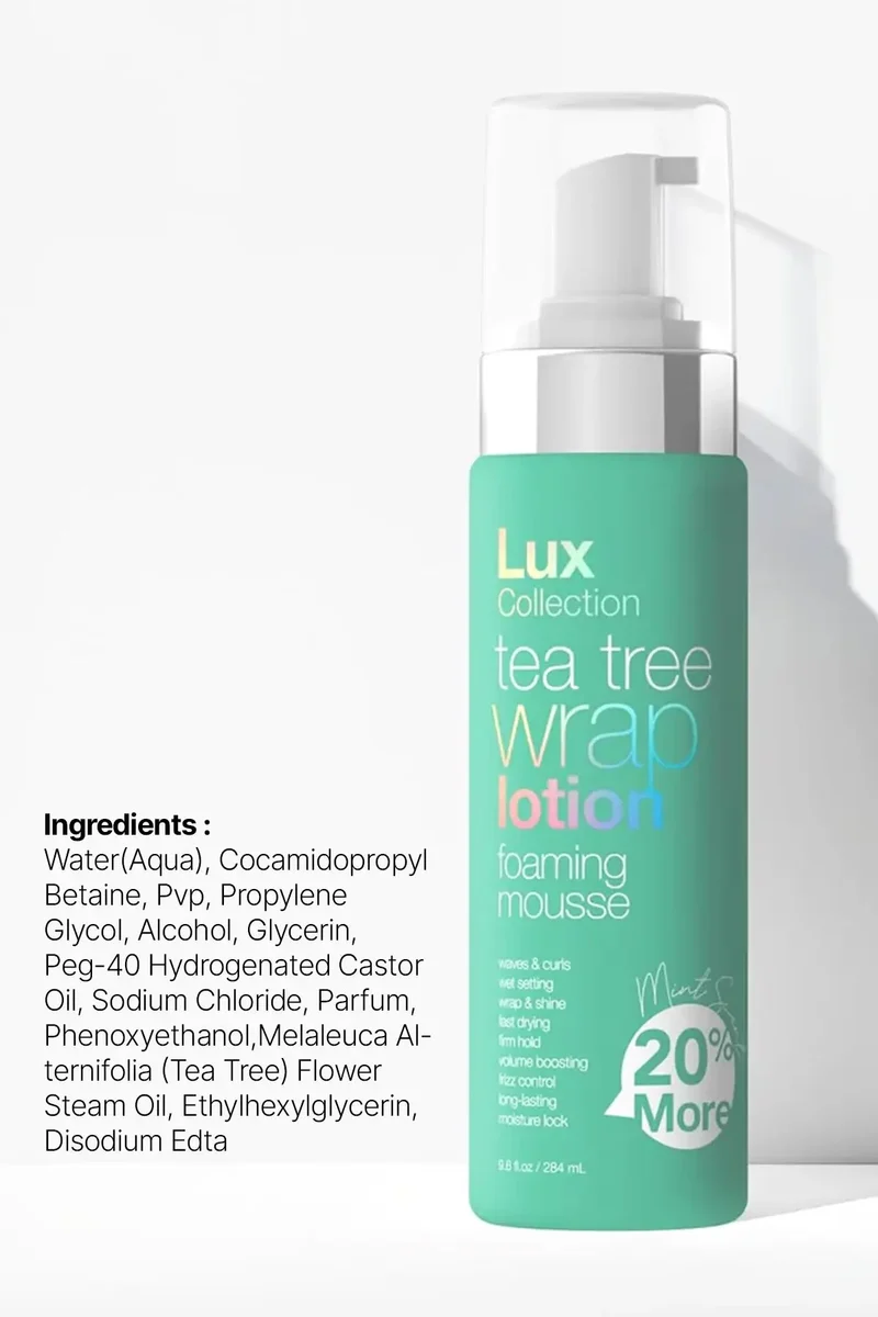 LUX COLLECTION WRAP LOTION FOAMING MOUSSE - 4 TYPES