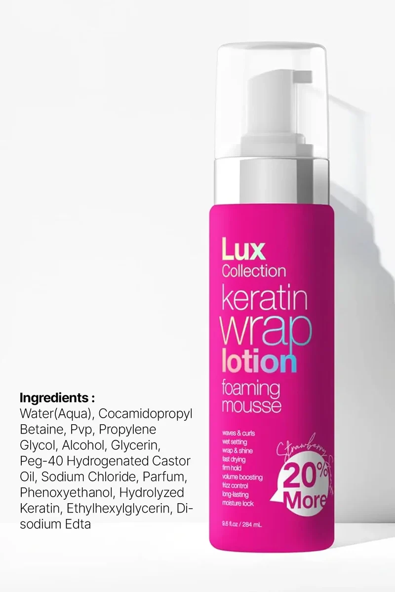 LUX COLLECTION WRAP LOTION FOAMING MOUSSE - 4 TYPES