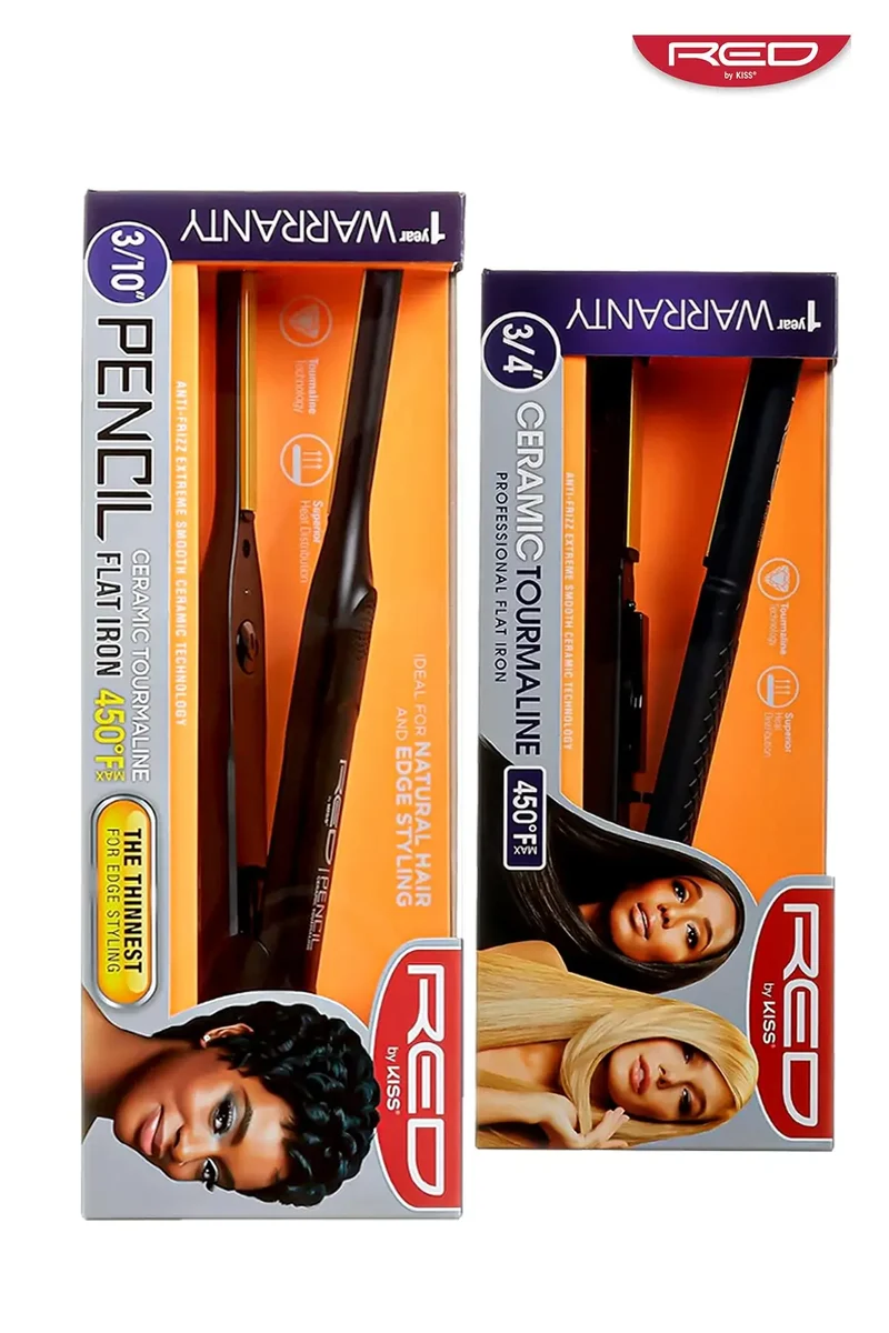 RED BY KISS CERAMIC FLAT IRON