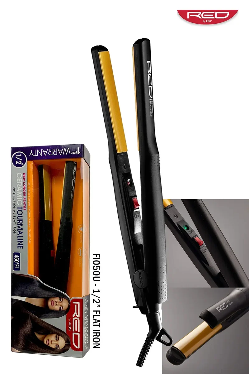 RED BY KISS CERAMIC FLAT IRON