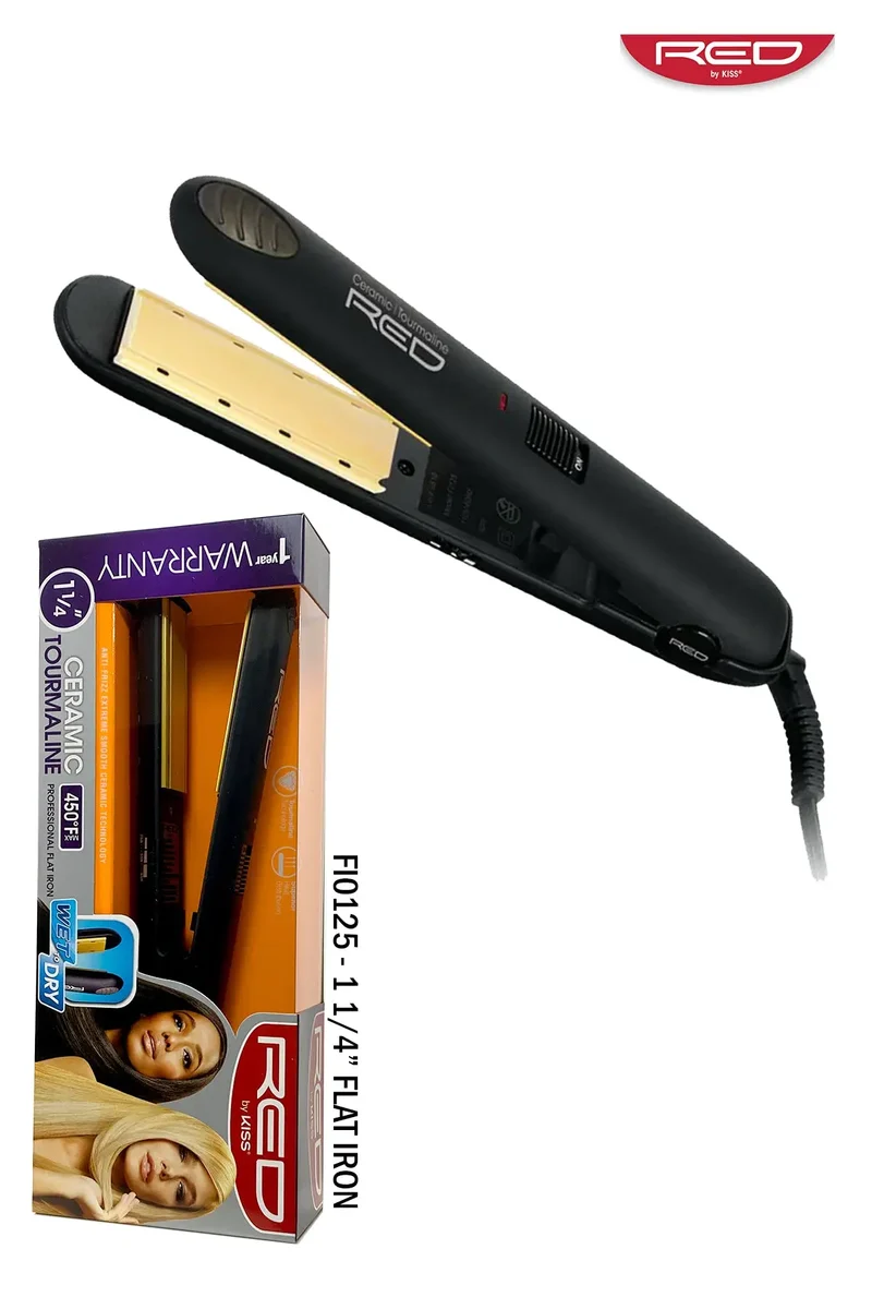 RED BY KISS CERAMIC FLAT IRON