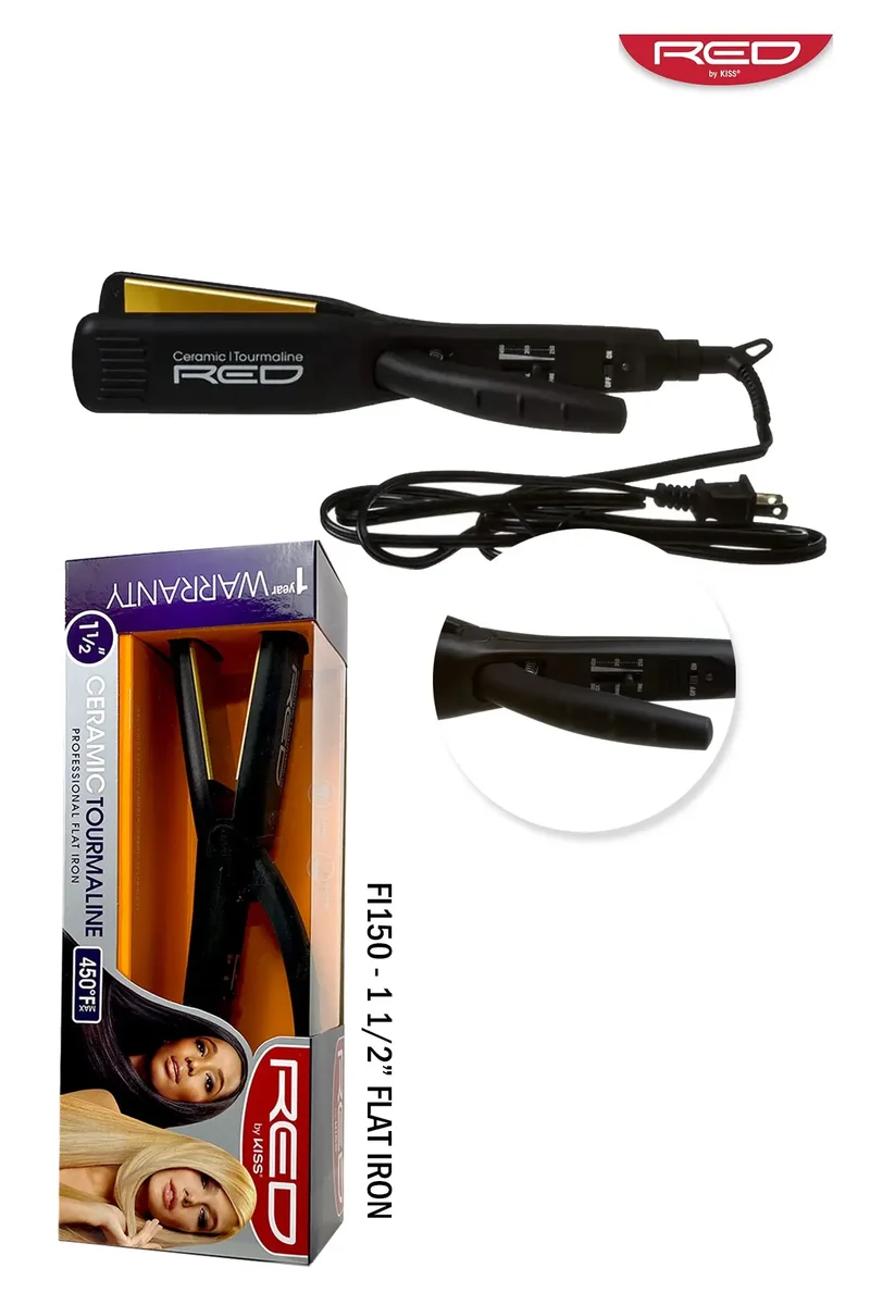 RED BY KISS CERAMIC FLAT IRON