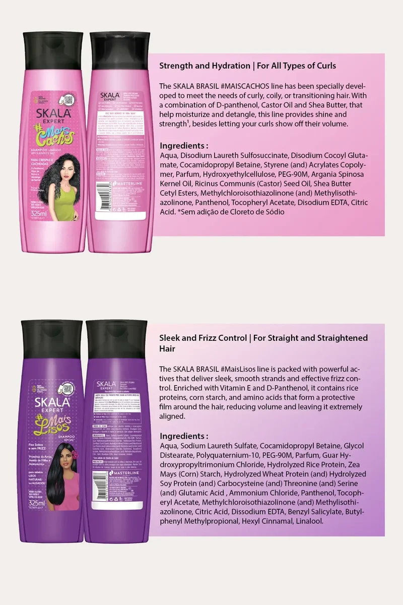 SKALA SHAMPOO 10.99oz - 5 TYPES