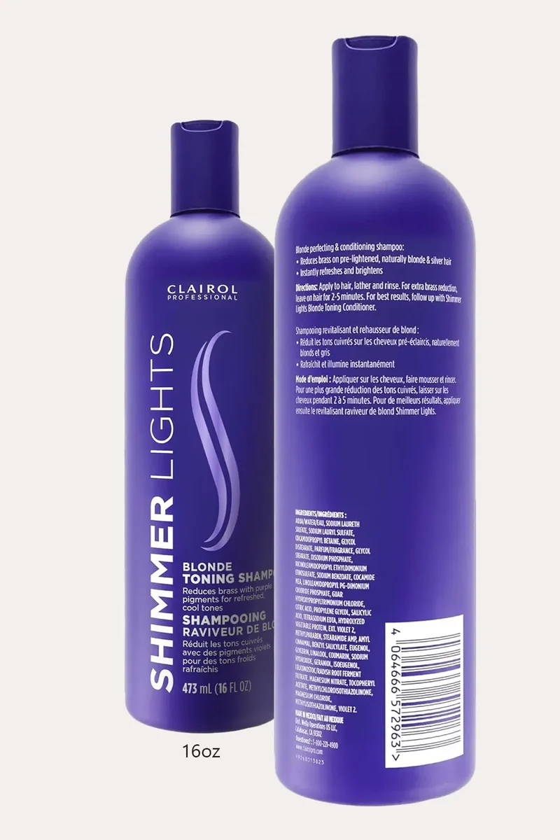 SHIMMER LIGHTS BLONDE TONING SHAMPOO