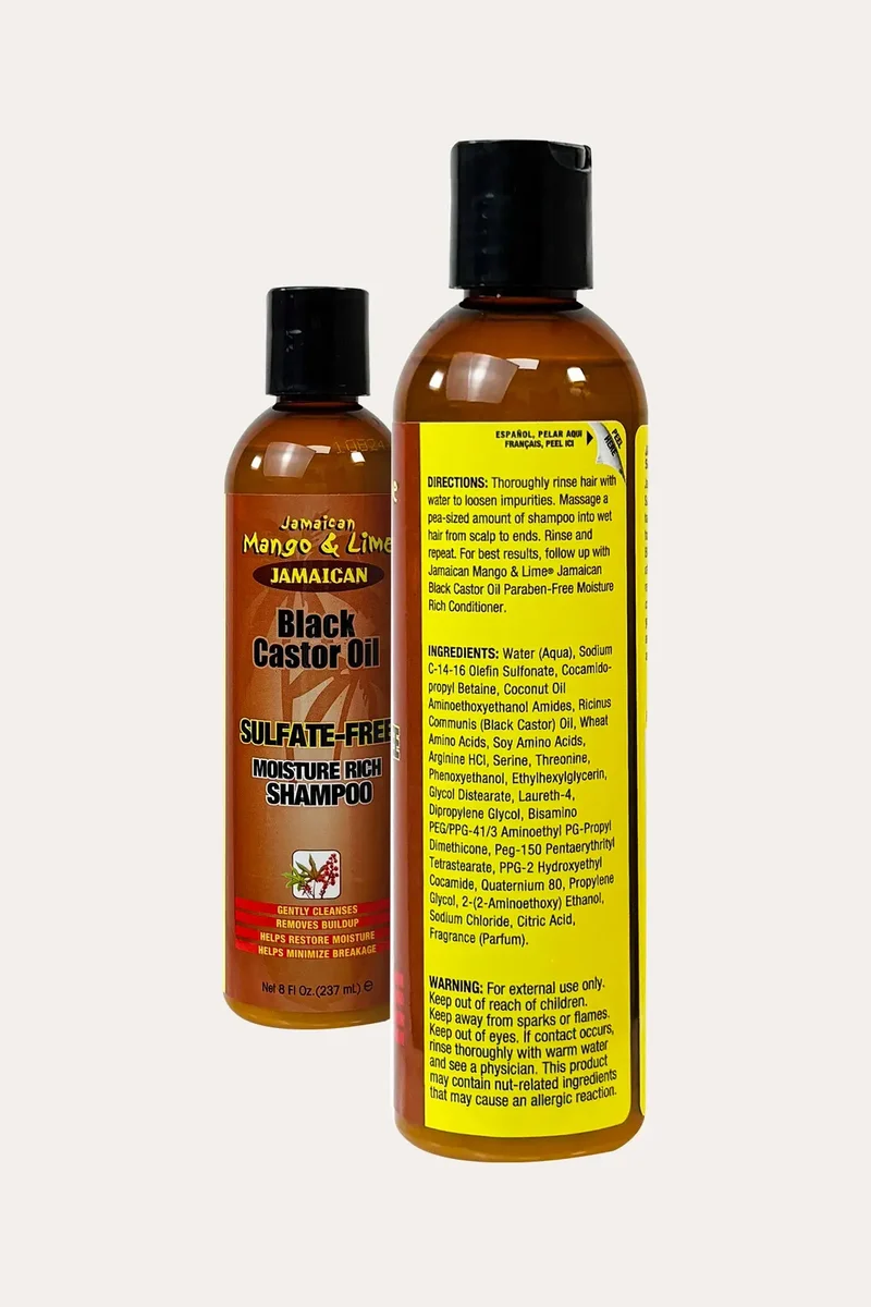 JAMAICAN MANGO & LIME BLACK CASTOR OIL SHAMPOO 8oz