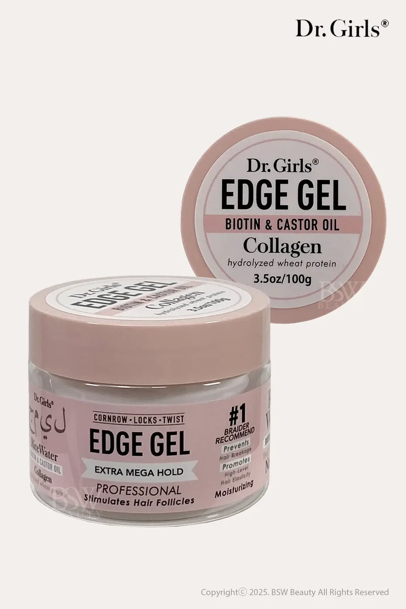 DR.GIRLS CORNROW LOCKS TWIST EDGE GEL - EXTRA MEGA HOLD