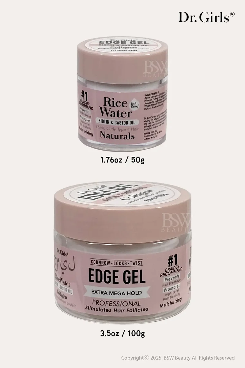 DR.GIRLS CORNROW LOCKS TWIST EDGE GEL - EXTRA MEGA HOLD
