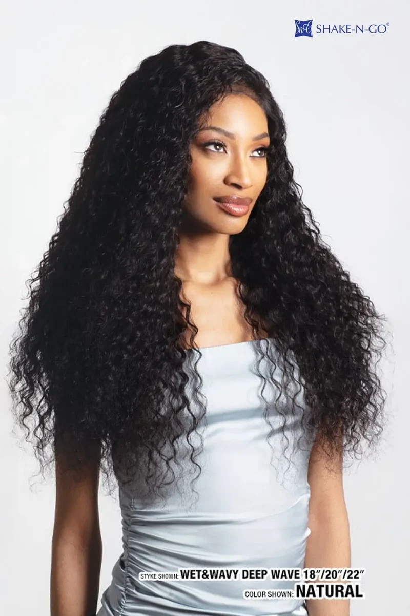 SHAKE N GO GLOSSY WET&WAVY DEEP WAVE