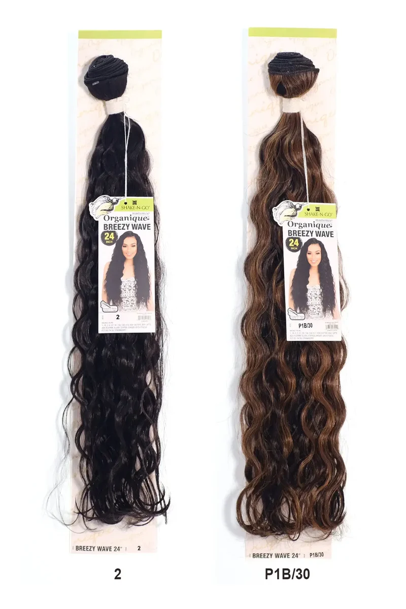 SHAKE N GO ORGANIQUE WEAVE BREEZY WAVE 24"