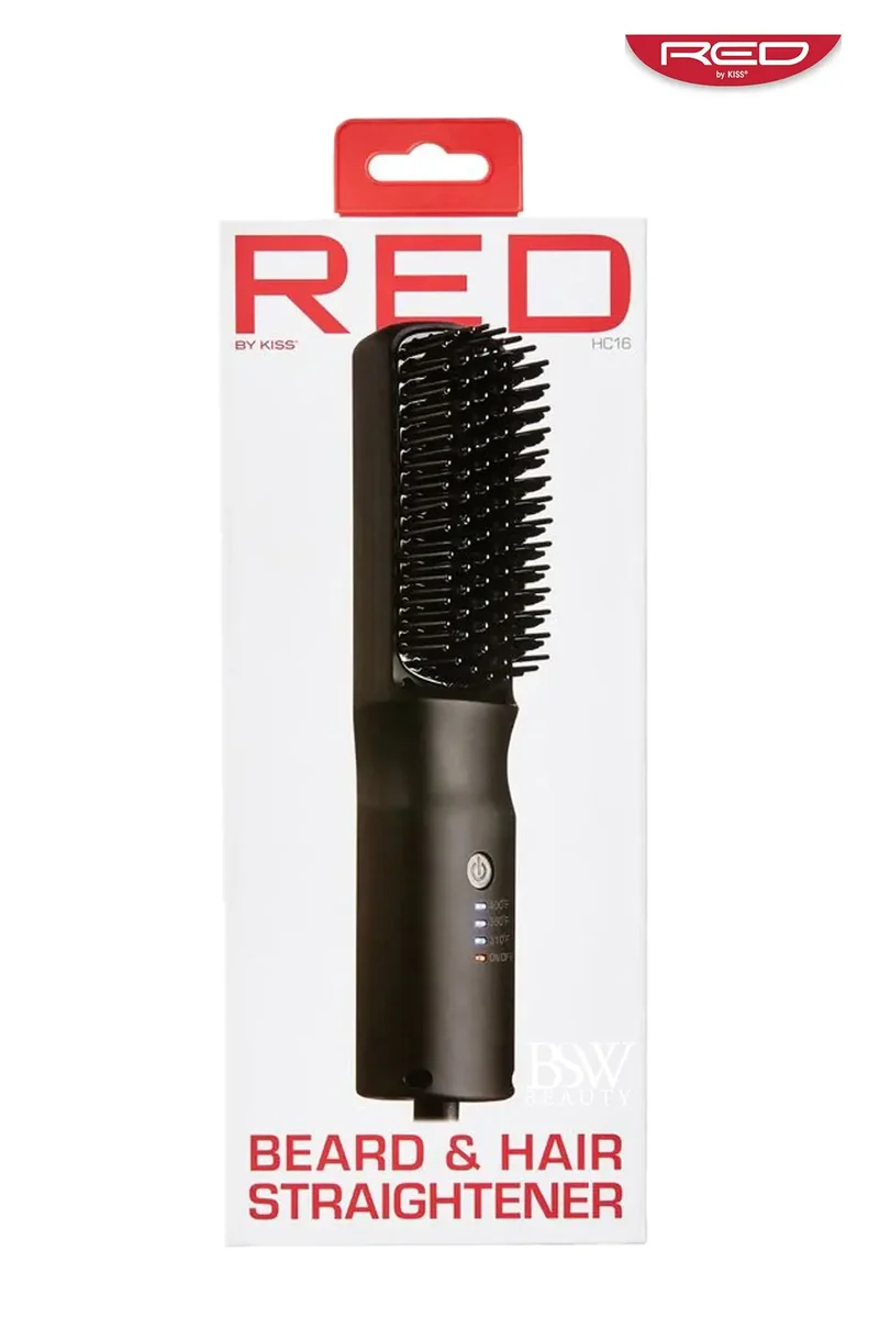 RED BY KISS BEARD & HAIR STARIGHTENER - HC16