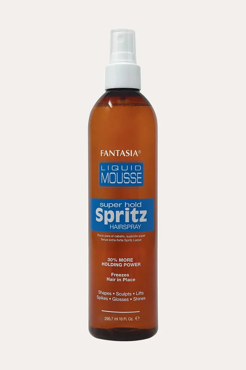 FANTASIA IC LIQUID MOUSSE SUPER HOLD SPRITZ HAIR SPRAY [BLUE]