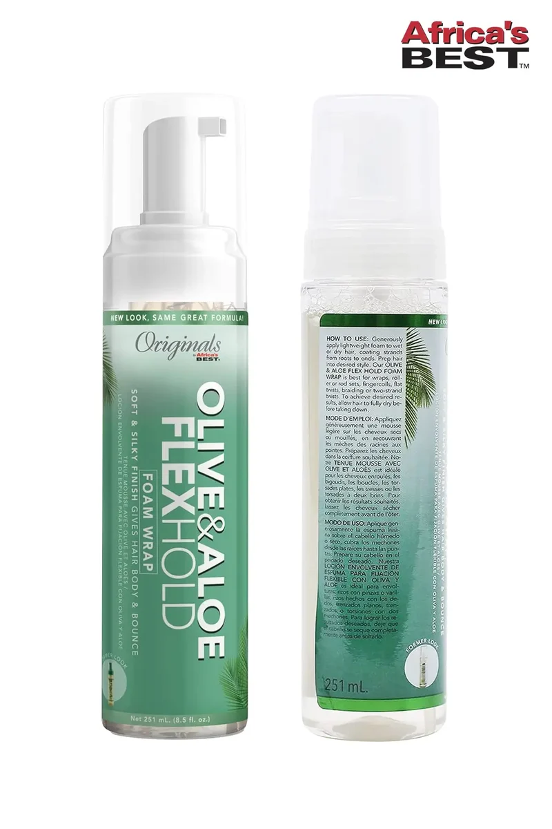 AFRICA'S BEST OLIVE OIL FOAM WRAP LOTION 8.5oz