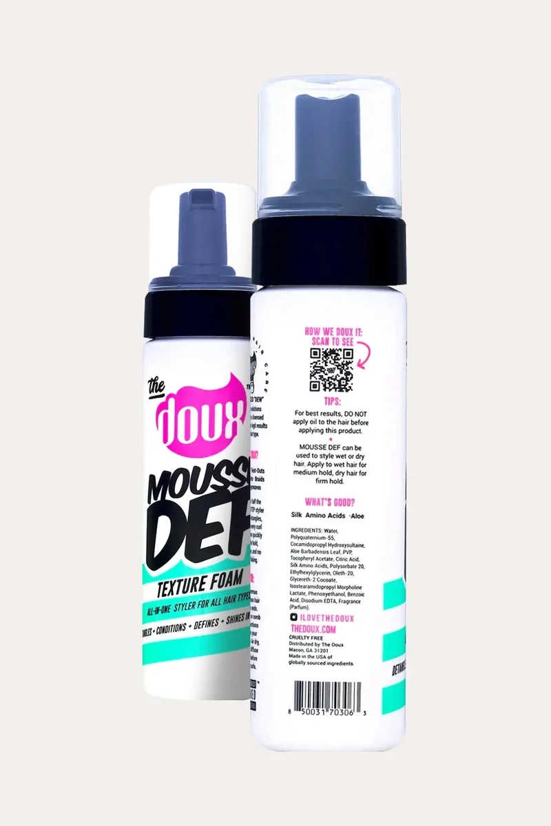 THE DOUX MOUSSE DEF TEXTURE FOAM 7oz