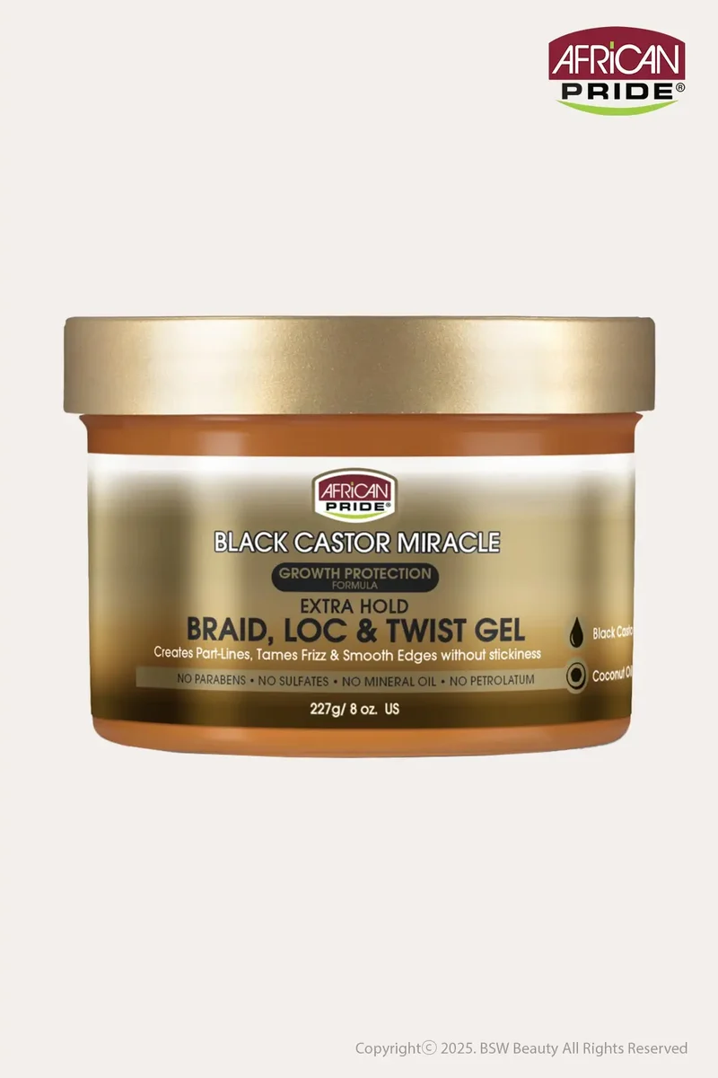 AFRICAN PRIDE LOC & TWIST BRAID GEL 8oz