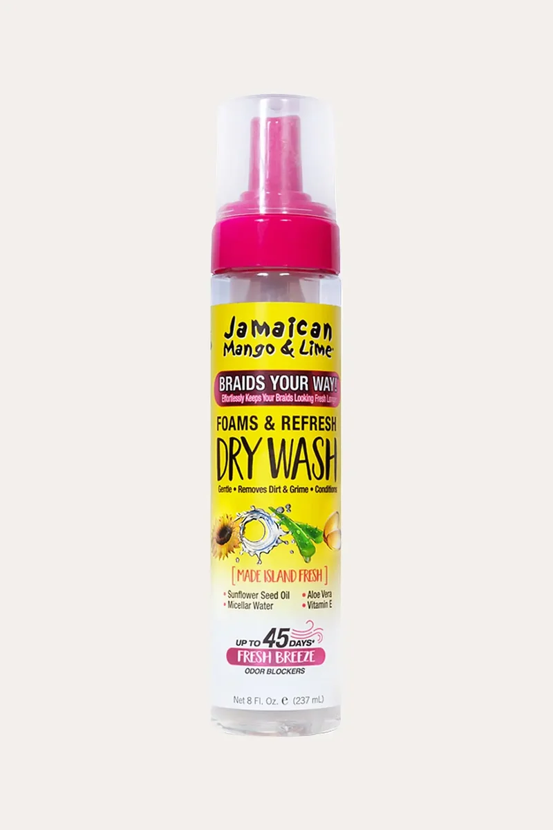 JAMAICAN MANGO&LIME FORMS & REFRESH BRAID DRY WASH 8oz