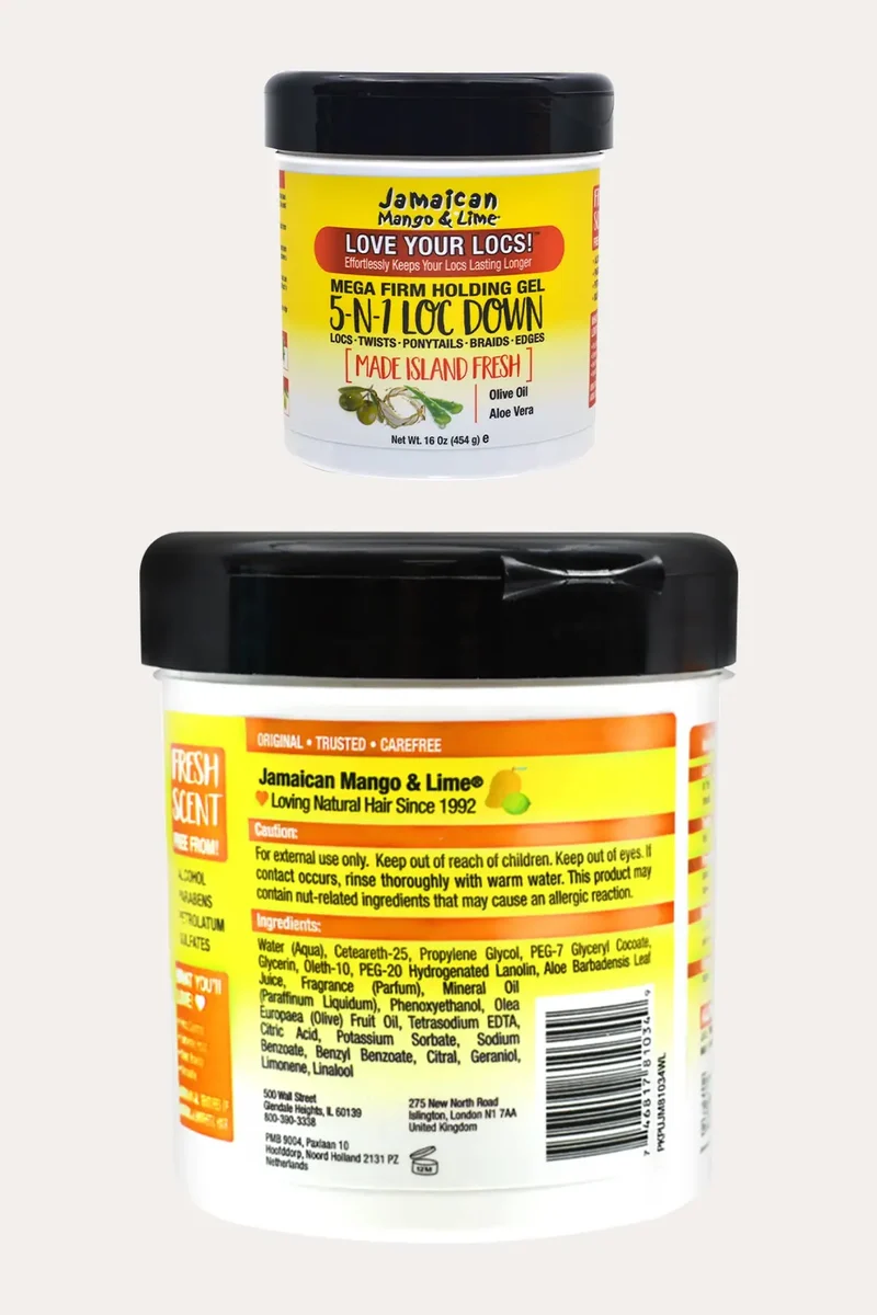 JAMAICAN MANGO & LIME 5N1 LOC DOWN GEL 16oz