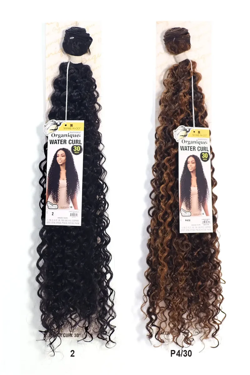 SHAKE N GO ORGANIQUE WEAVE WATER CURL 30"