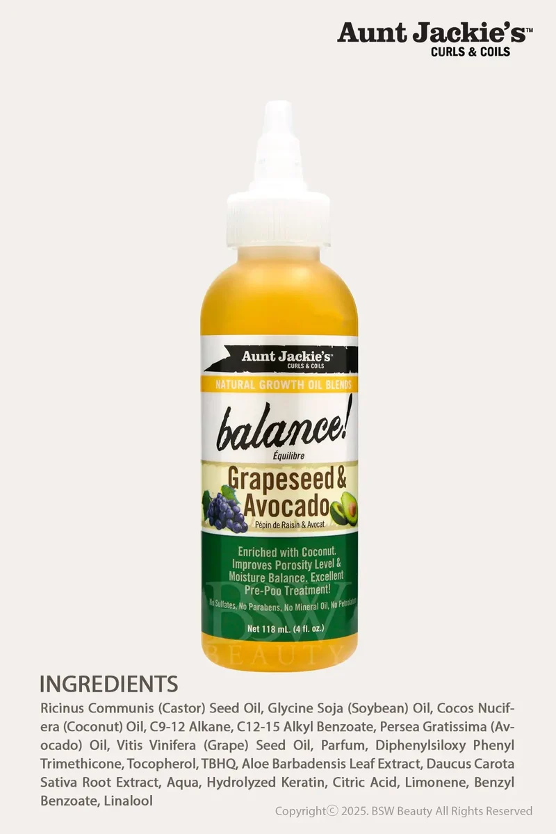 AUNT JACKIES NATURAL GROWTH OIL BLENDS