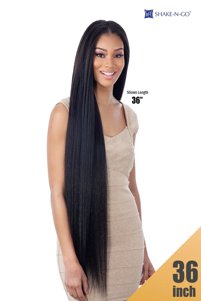 SHAKE N GO ORGANIQUE MASTERMIX WEAVE - STRAIGHT 36"