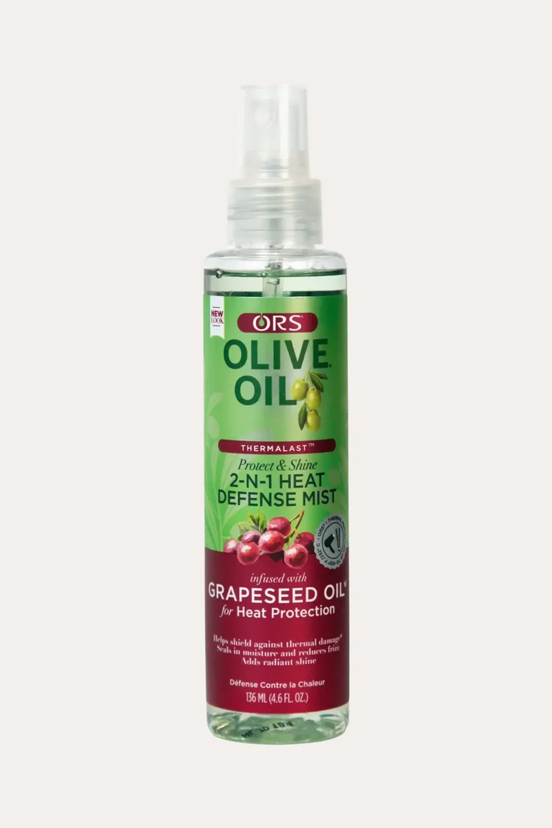 ORS OLIVE OIL WITH GRAPESEED OIL PROTECT & SHINE 2-N-1 HEAT DEFENSE HAIR MIST 4.6oz