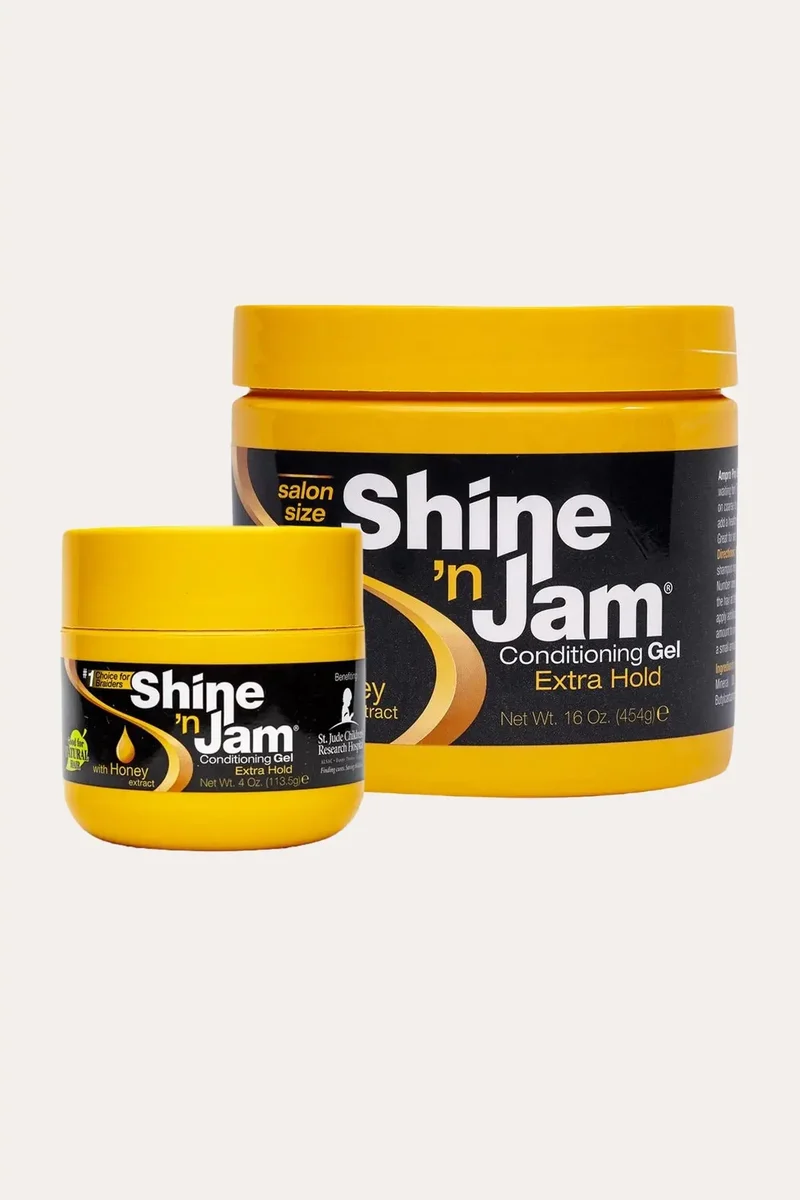 AMPRO PRO STYLE SHINE'N JAM CONDITIONING GEL EXTRA HOLD - 3 SIZE