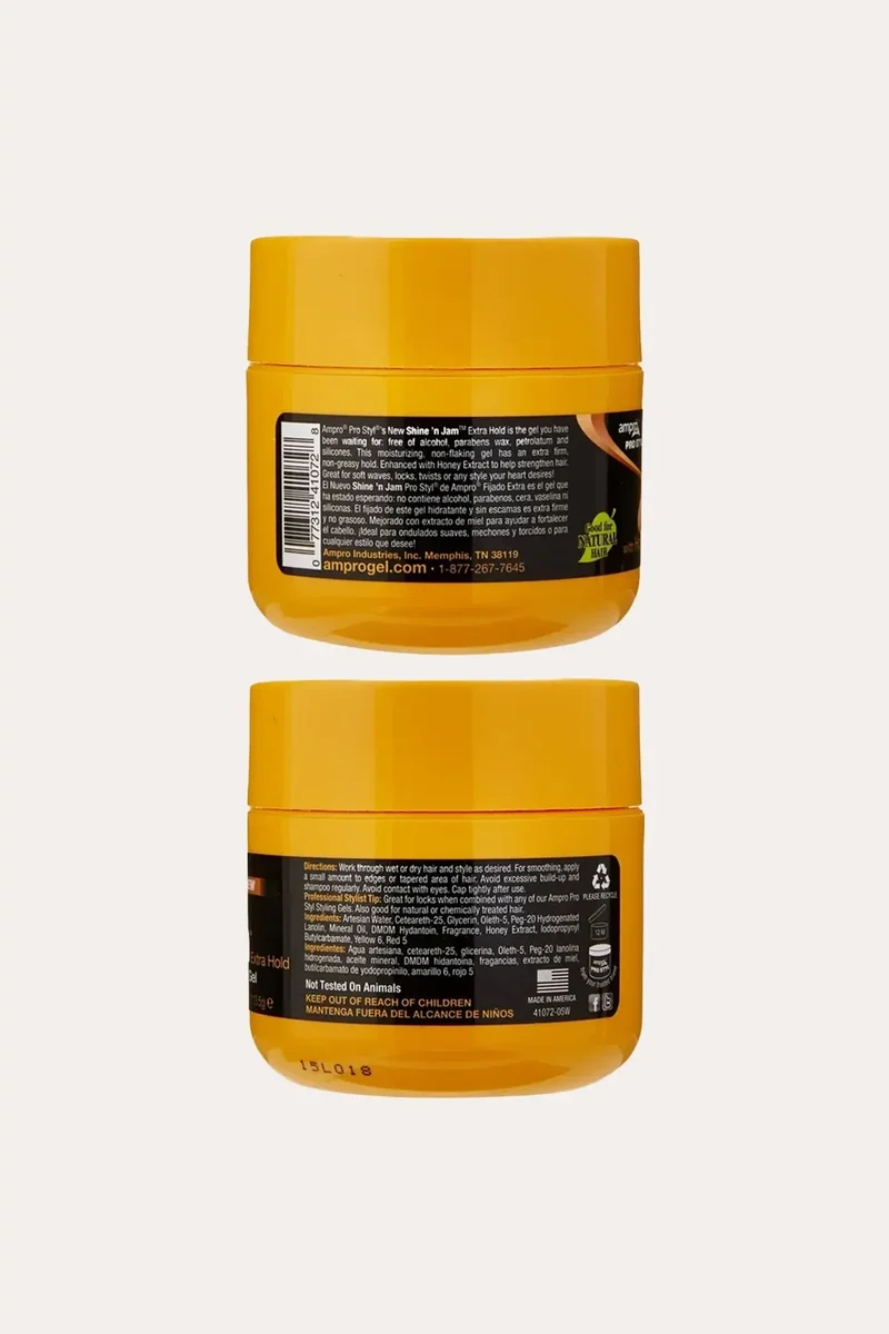 AMPRO PRO STYLE SHINE'N JAM CONDITIONING GEL EXTRA HOLD - 3 SIZE