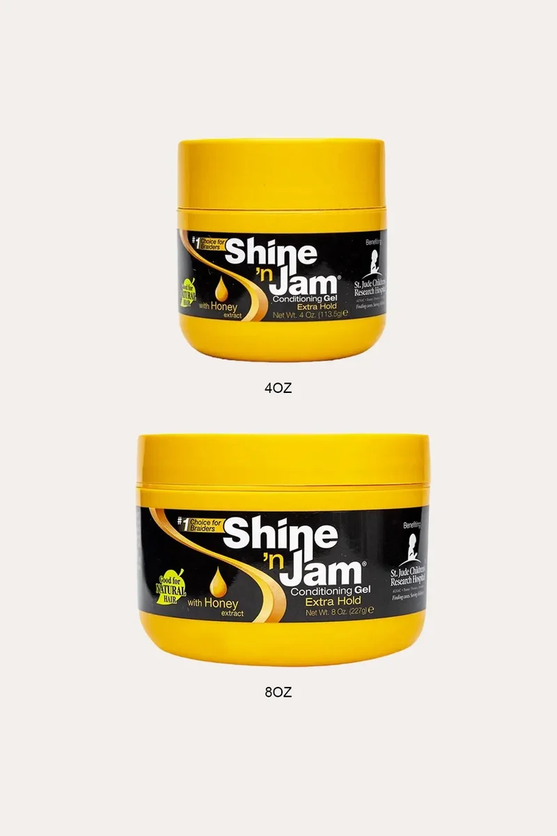 AMPRO PRO STYLE SHINE'N JAM CONDITIONING GEL EXTRA HOLD - 3 SIZE