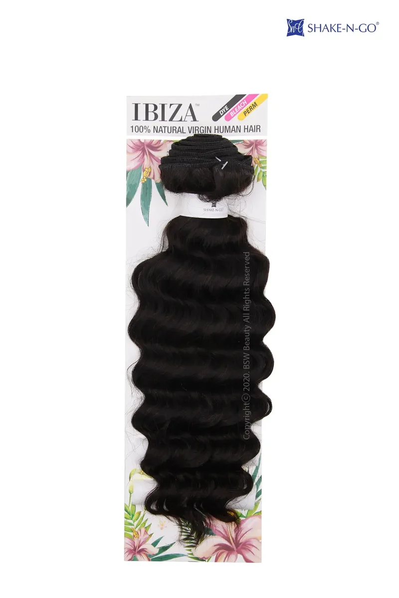 SHAKE N GO IBIZA 100% NATURAL VIRGIN HUMAN HAIR DEEP